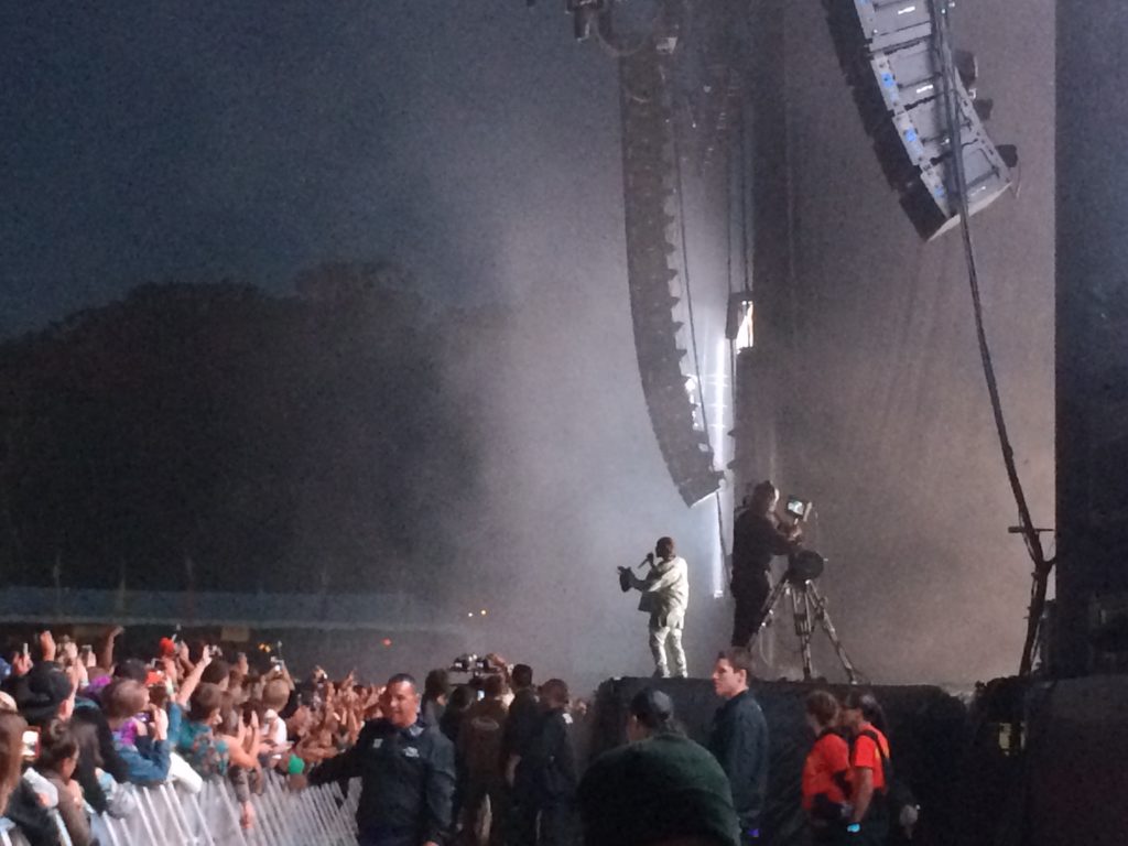 Kanye West at Outside Lands Photo By Mira Veda