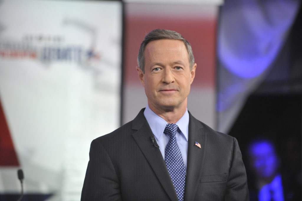 Former Maryland Governor Martin O'Malley at the CBS News Democratic Presidential Debate at Drake University Des Moines, Iowa on Saturday, November 14, 2015 on the CBS Television Network. Photo: Chris Usher/CBS  © 2015 CBS Television Network. All Rights Reserved.