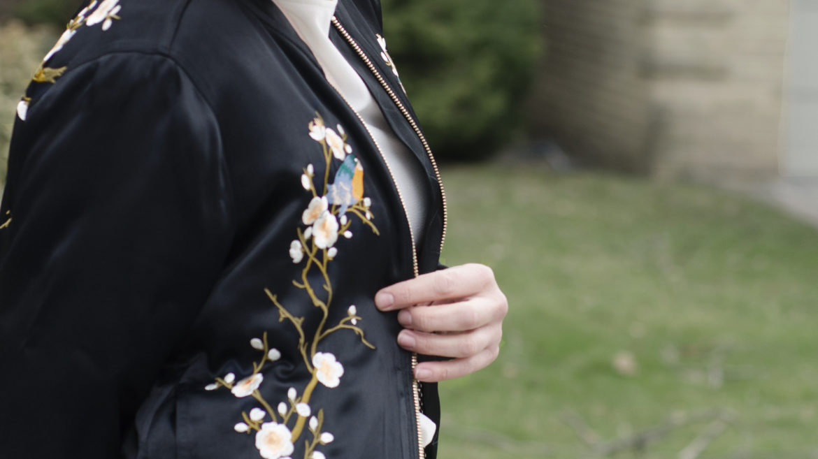 A Luxurious Bomber Jacket