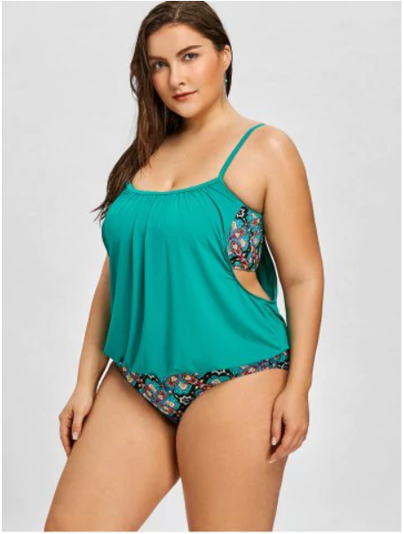 This swimsuit from Rosegal is not your average tankini.
