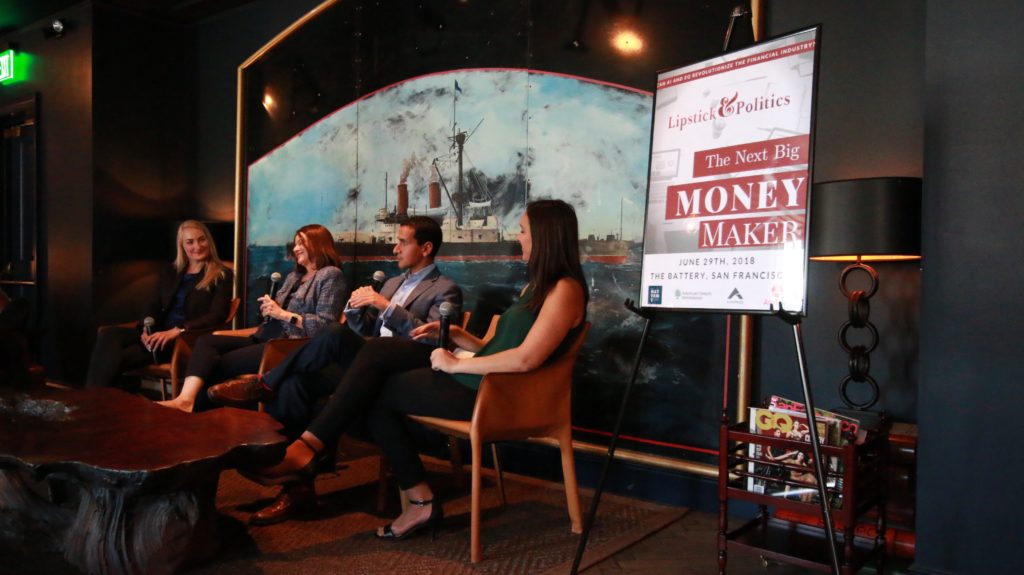 A panel consisting of Melissa Pancoast, Trish Costello, Alex Fahmi, and Cianna Allen discuss their money attitudes.