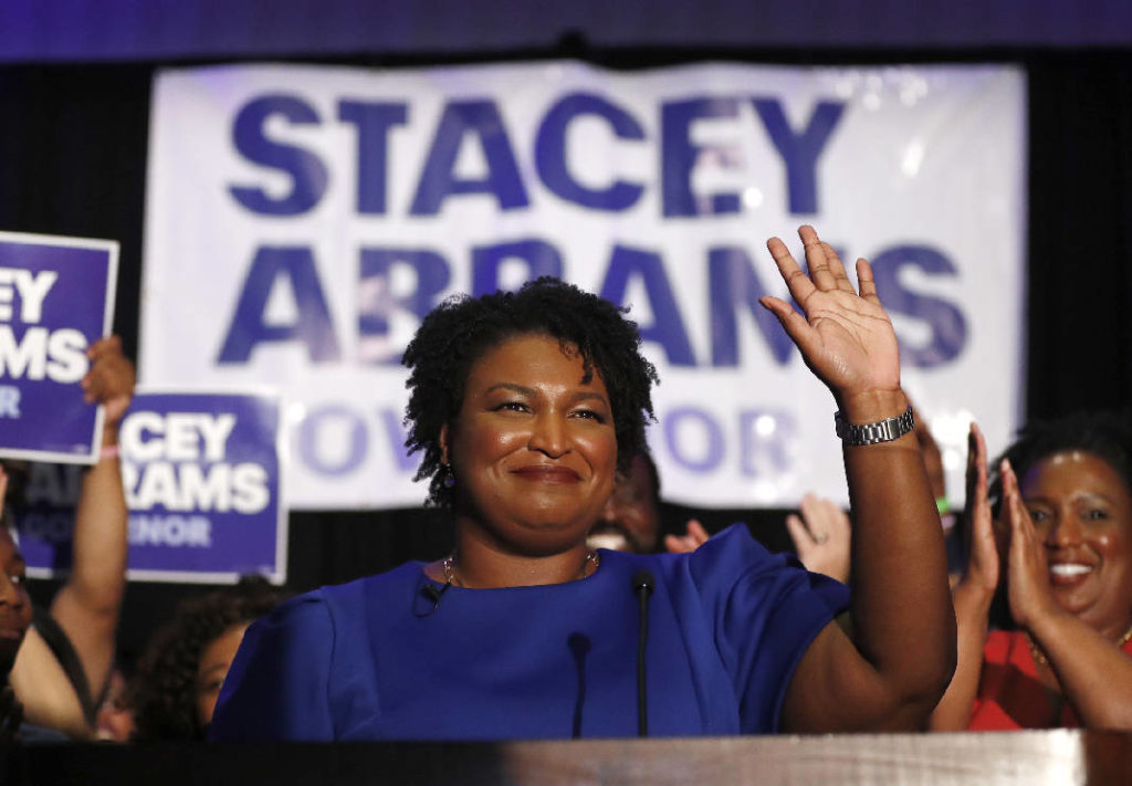 If she wins, Stacey Abrams will be Georgia's first female governor.