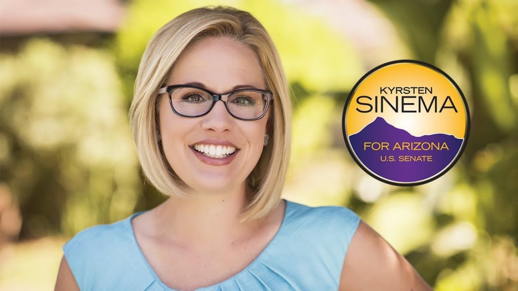 Kyrsten Sinema is the presumptive Democratic nominee for Senator Jeff Flake's open seat in the Arizona state Senate.