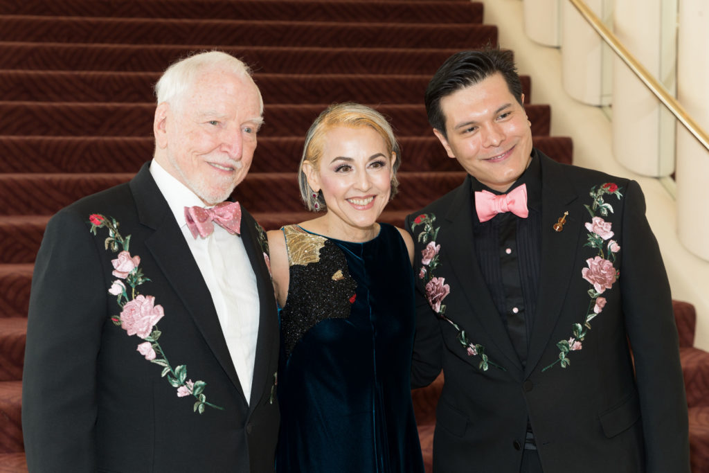 James Hormel, Sakuarko Fisher, and Michael Nguyen-Hormel attend San Francisco Opening Night Gala for its 24th season.