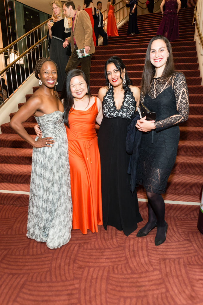 Mena Ochuko, Mimi Chan, Mira Veda, and Margot Edelman attend the San Francisco Symphony Opening Night Gala.