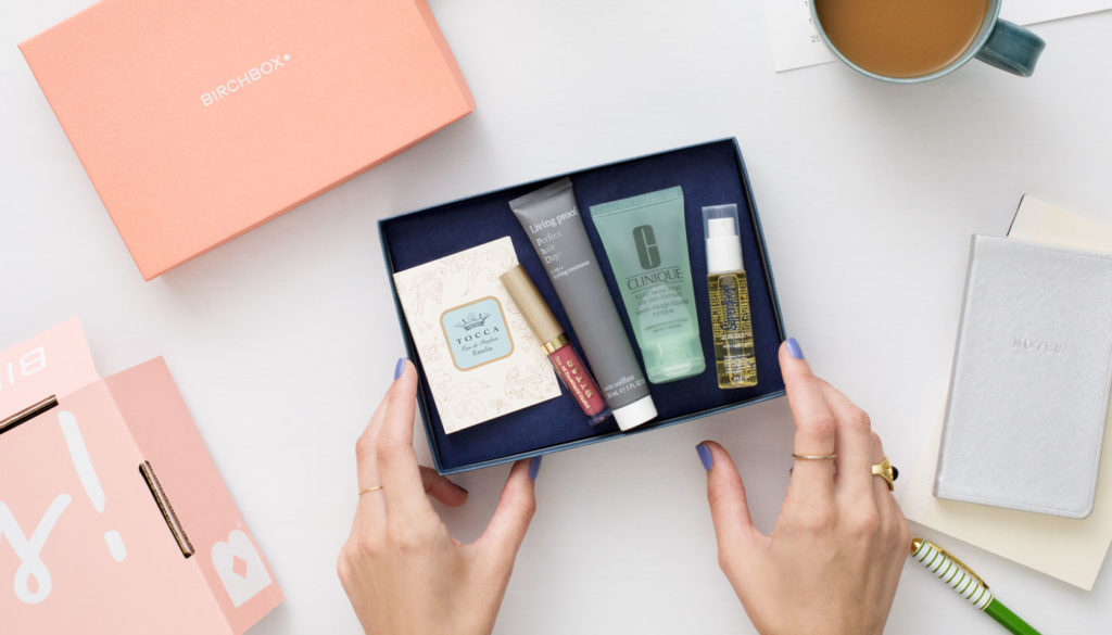 Birchbox sends five curated beauty samples based off your preferences for $10 a month.