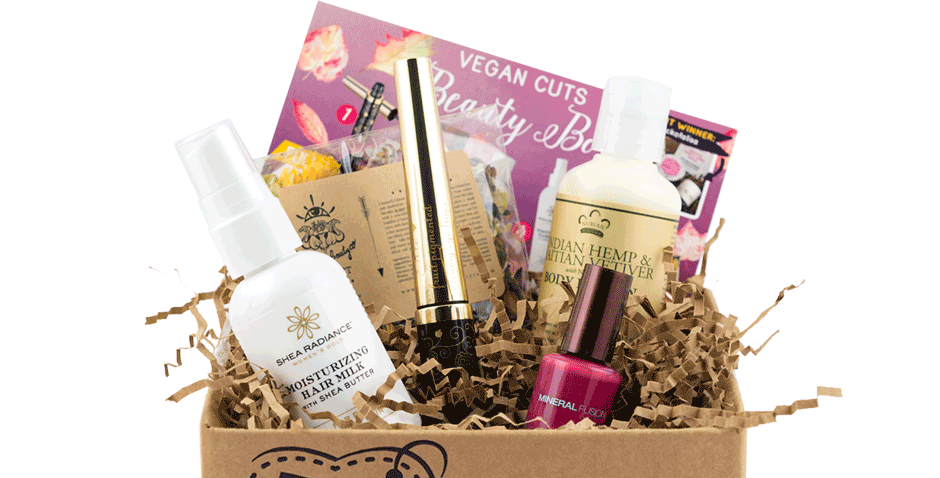 Vegan Cuts is either a monthly or quarterly beauty subscription box that offers products guaranteed to be vegan and cruelty-free. The monthly box costs $20, and the quarterly $40.
