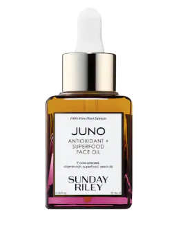 Sunday Riley, Juno, antioxidant superfood face oil, serum, fine line, wrinkles