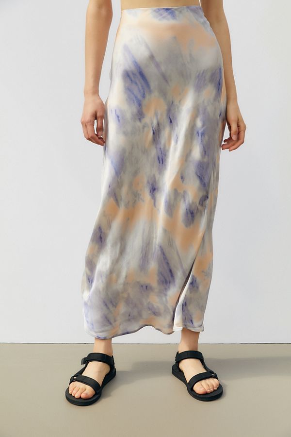This tie-dye silk skirt from Urban Outfitters is a great outfit piece for the fall season
