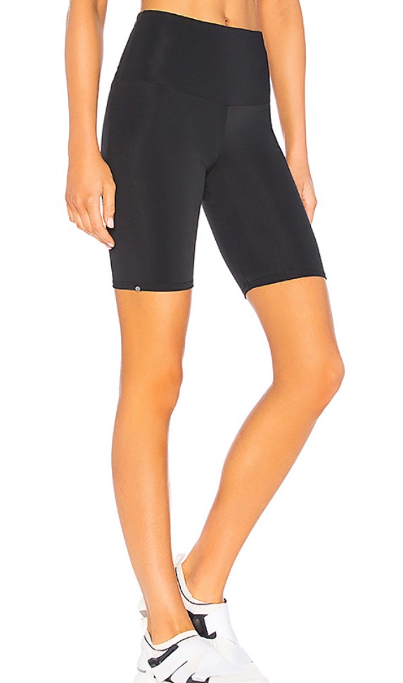 Bring bike shorts from Revolve into your fall fashion.
